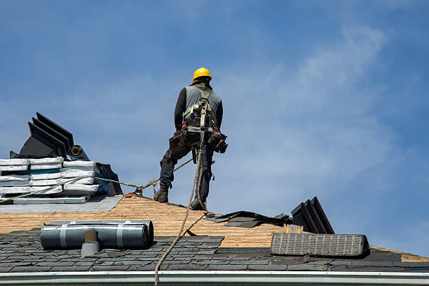 Professional Roof Installation technician working in Fredericktown, MO